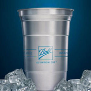 Ball Aluminum Cup on Ice