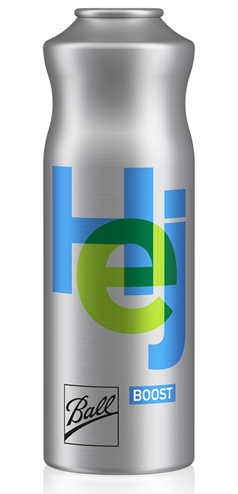Aluminum aerosol bottle