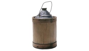 Wood Jacketed can from 1880