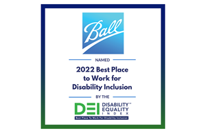 Ball Corporation Recognized as a Best Place to Work for Disability Inclusion