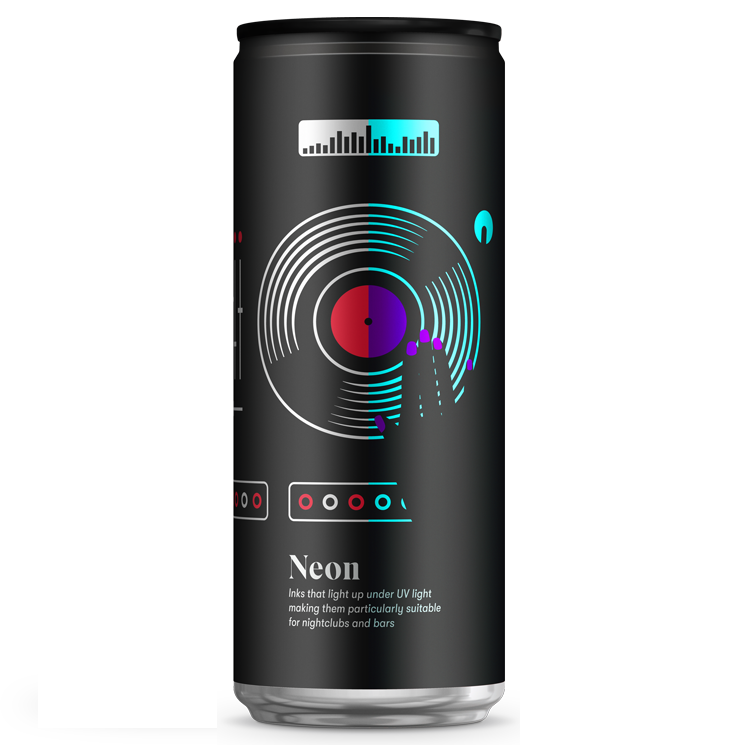 neon activated can