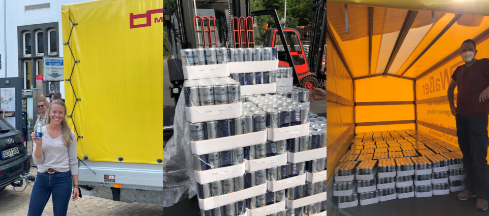 Ball, Rhodius and Ardagh Group Donate Canned Water to Flood Victims in Germany