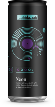 neon activated can